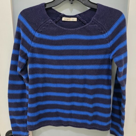 Old Navy Sweaters - Old Navy Striped Sweater – Women’s Small Blue & Navy Long Sleeve Pullover